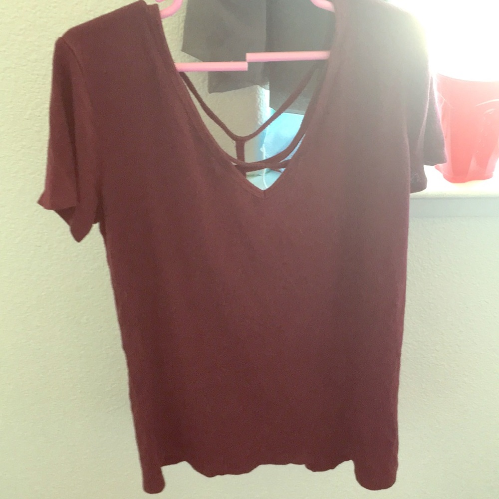 Deep Red Blouse. God condition